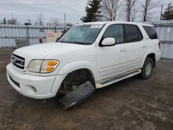 Toyota salvage cars for sale: 2001 Toyota Sequoia Limited