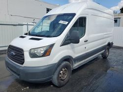 Salvage cars for sale from Copart Opa Locka, FL: 2015 Ford Transit T-250