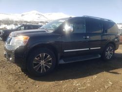 Salvage cars for sale at Reno, NV auction: 2015 Nissan Armada SV