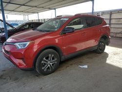 Salvage cars for sale at Anthony, TX auction: 2016 Toyota Rav4 LE