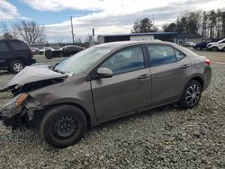 Salvage cars for sale at Mebane, NC auction: 2017 Toyota Corolla L
