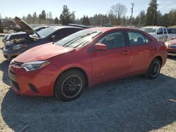 Toyota Corolla salvage cars for sale: 2014 Toyota Corolla L