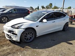 Salvage cars for sale from Copart San Diego, CA: 2018 Tesla Model 3