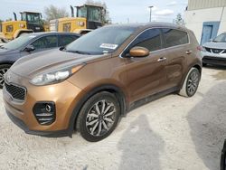 Salvage cars for sale at Apopka, FL auction: 2017 KIA Sportage EX