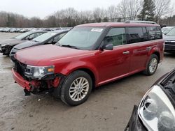 Salvage cars for sale at North Billerica, MA auction: 2015 Ford Flex SEL