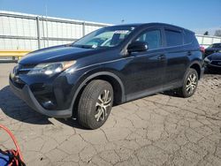 Salvage cars for sale at Dyer, IN auction: 2015 Toyota Rav4 LE