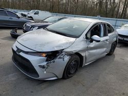 Toyota Corolla le salvage cars for sale: 2020 Toyota Corolla LE