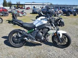 Salvage cars for sale from Copart Sacramento, CA: 2015 Kawasaki EX650 F
