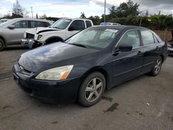 Honda salvage cars for sale: 2005 Honda Accord EX