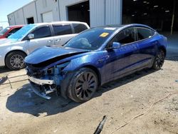 Salvage cars for sale from Copart Jacksonville, FL: 2022 Tesla Model 3