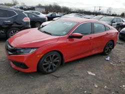 Salvage cars for sale from Copart Hillsborough, NJ: 2019 Honda Civic Sport