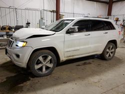 Salvage cars for sale at Billings, MT auction: 2016 Jeep Grand Cherokee Overland