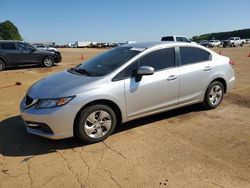 Salvage cars for sale from Copart Longview, TX: 2014 Honda Civic LX