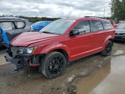 Salvage cars for sale at Harleyville, SC auction: 2018 Dodge Journey SXT