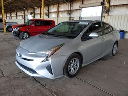Salvage cars for sale from Copart Phoenix, AZ: 2016 Toyota Prius