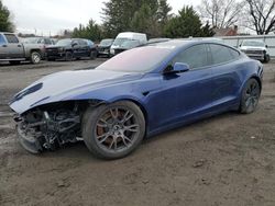 Salvage cars for sale from Copart Finksburg, MD: 2022 Tesla Model S