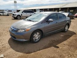 Honda Civic Hybrid salvage cars for sale: 2012 Honda Civic Hybrid