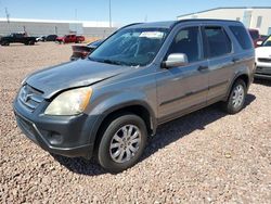 Salvage cars for sale from Copart Phoenix, AZ: 2006 Honda CR-V EX