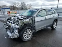 Salvage cars for sale at Ham Lake, MN auction: 2016 Jeep Cherokee Limited