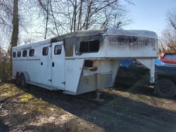 Salvage trucks for sale at Woodburn, OR auction: 2004 Trail King Enclosed