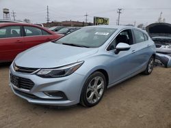 Salvage cars for sale at Chicago Heights, IL auction: 2017 Chevrolet Cruze Premier