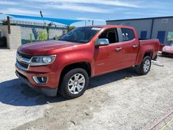 Salvage cars for sale from Copart Arcadia, FL: 2016 Chevrolet Colorado LT