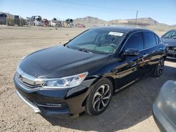 Salvage cars for sale at North Las Vegas, NV auction: 2016 Honda Accord EX