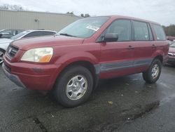 Honda Pilot LX salvage cars for sale: 2003 Honda Pilot LX