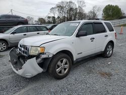Vehiculos salvage en venta de Copart Gastonia, NC: 2008 Ford Escape XLT