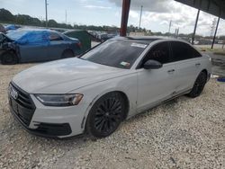 Salvage cars for sale at Homestead, FL auction: 2019 Audi A8 L