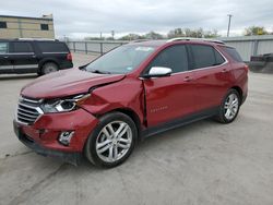 Salvage cars for sale from Copart Wilmer, TX: 2018 Chevrolet Equinox Premier