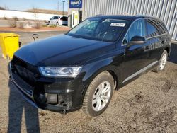 Salvage cars for sale at Mcfarland, WI auction: 2018 Audi Q7 Premium Plus