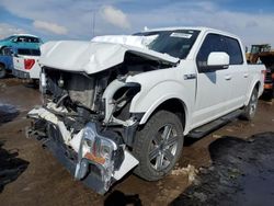 Salvage cars for sale at Brighton, CO auction: 2018 Ford F150 Supercrew