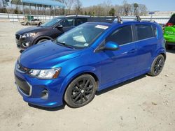 Salvage cars for sale at Spartanburg, SC auction: 2017 Chevrolet Sonic LT