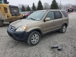 Vehiculos salvage en venta de Copart Albany, NY: 2005 Honda CR-V SE