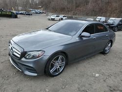 Flood-damaged cars for sale at auction: 2017 Mercedes-Benz E 300 4matic