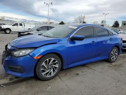 Honda salvage cars for sale: 2018 Honda Civic EX