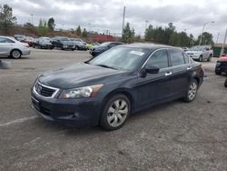 Salvage cars for sale at Gaston, SC auction: 2008 Honda Accord EX