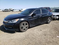 Honda Accord Sport salvage cars for sale: 2017 Honda Accord Sport