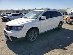 Salvage cars for sale at Vallejo, CA auction: 2015 Dodge Journey Crossroad