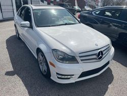 Mercedes-Benz salvage cars for sale: 2013 Mercedes-Benz C 300 4matic