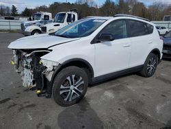 Salvage cars for sale at Assonet, MA auction: 2016 Toyota Rav4 LE