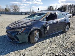 Salvage cars for sale from Copart Mebane, NC: 2022 Toyota Corolla SE