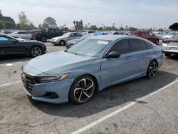 Salvage cars for sale from Copart Van Nuys, CA: 2022 Honda Accord Sport SE