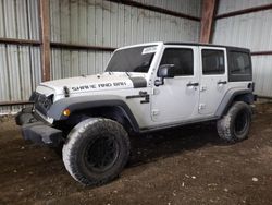 Salvage cars for sale at Houston, TX auction: 2016 Jeep Wrangler Unlimited Sport