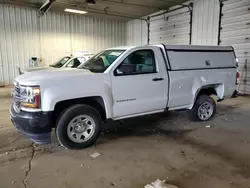Salvage trucks for sale at Franklin, WI auction: 2018 Chevrolet Silverado C1500