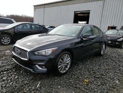 Flood-damaged cars for sale at auction: 2023 Infiniti Q50 Luxe