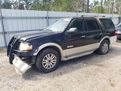 Vehiculos salvage en venta de Copart Harleyville, SC: 2007 Ford Expedition Eddie Bauer