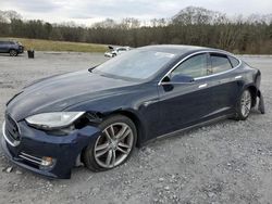 Salvage cars for sale from Copart Cartersville, GA: 2013 Tesla Model S
