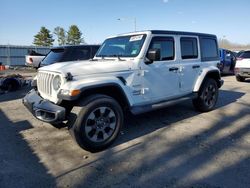 Jeep Wrangler salvage cars for sale: 2018 Jeep Wrangler Unlimited Sahara